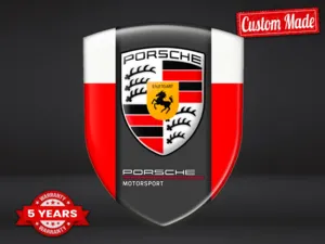 Porsche Autoembleme Hochwertig Anpassbar Design